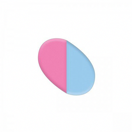 Heart-Shaped Eraser (Pink & Blue)