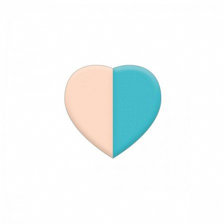 Heart-Shaped Eraser (Rose & Blue)