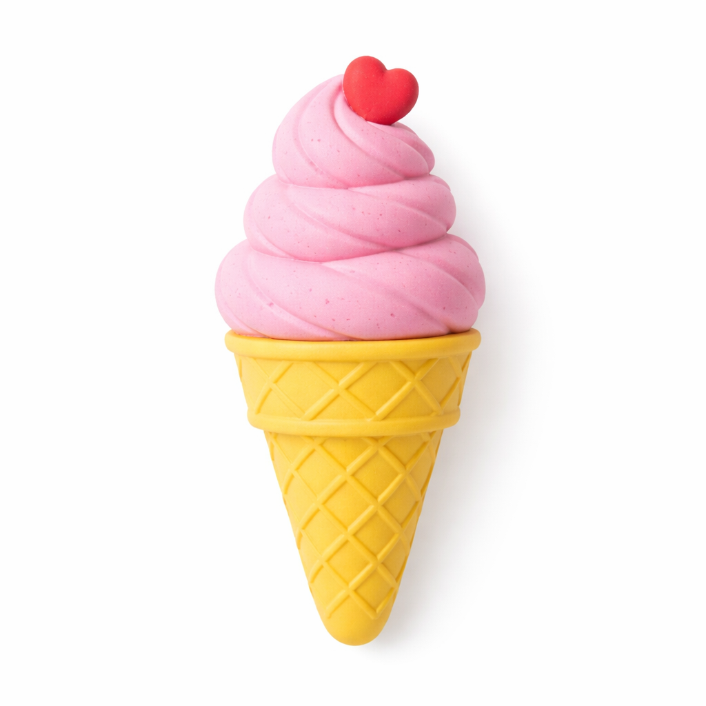 Ice Cream-Shaped Eraser